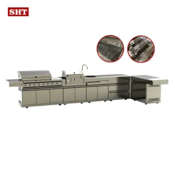 L Shape Wholesale Price Kitchen Chicken Grill Machine Garden BBQ Grill