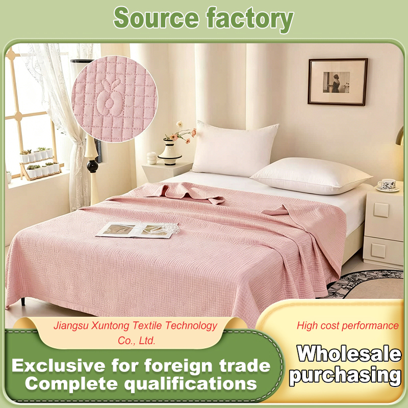 Элегантное розовое универсальное одеяло из тенселя