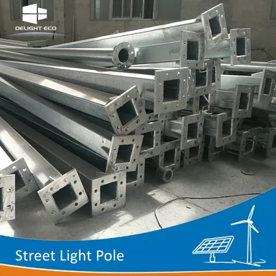 DELIGHT Q235 Round 3M Grey Aluminum Light Pole