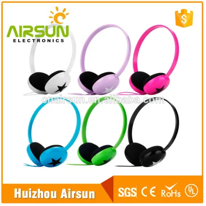 Popular Colorful Adjustable Headband Headphone For Kids