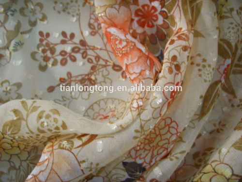 dyed polyester chiffon fabric FACTORY