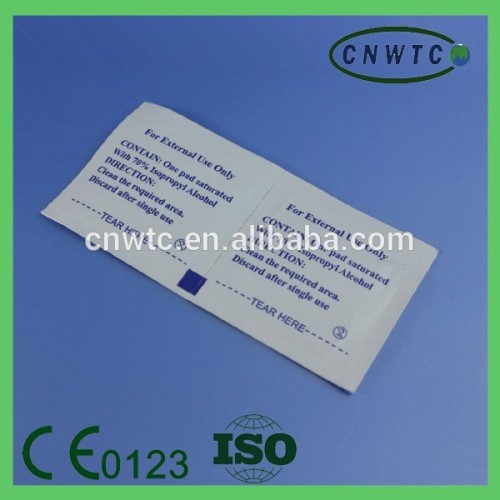 Medical Alcohol Pad with 70% isopropyl alcohol pad