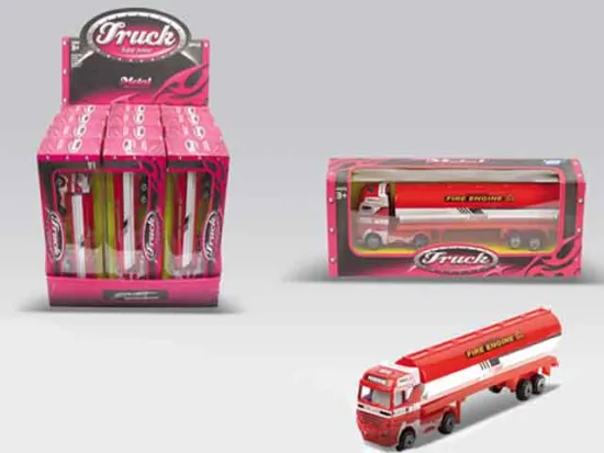 DIE CAST FREE WHEEL FUEL TANK CAR