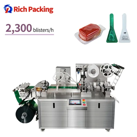 Aluminum Plastic Olive Oil Blister Packing Machine | PVC Butter Blister Packaging Machinery