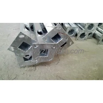 Square 8m road Lighting Pole