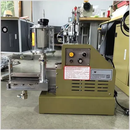 Intelligent Frequency Conversion Roller Coating Cementing Machine 150mm Roller for Shoe Sole & Leather Cementing DL-128