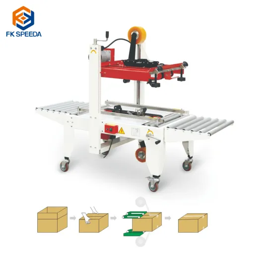 Automatic Flap Folding Carton Sealing Machine: Case Sealer for Efficient Packaging Solutions