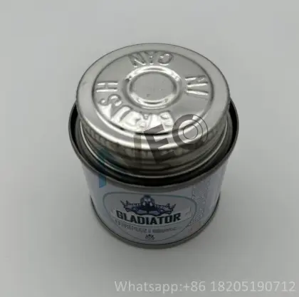 PVC glue tin can with brushes