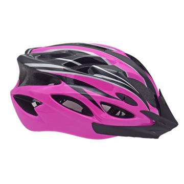 LC Fashionable Bicycle Lightweight Adjustable Pink Black Adult Bicycle Helmet