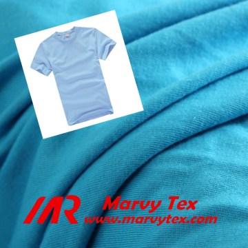 cotton slub single jersey knitted Polo shirt fabric