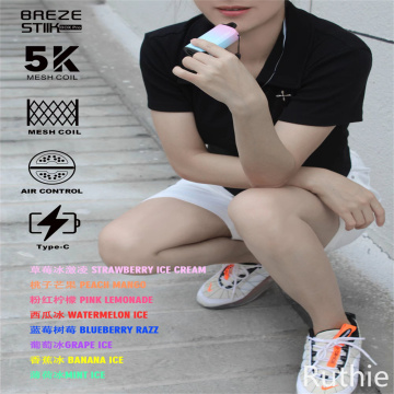 Wholesale Popular Breze Stiik 5000 Disposable Vape