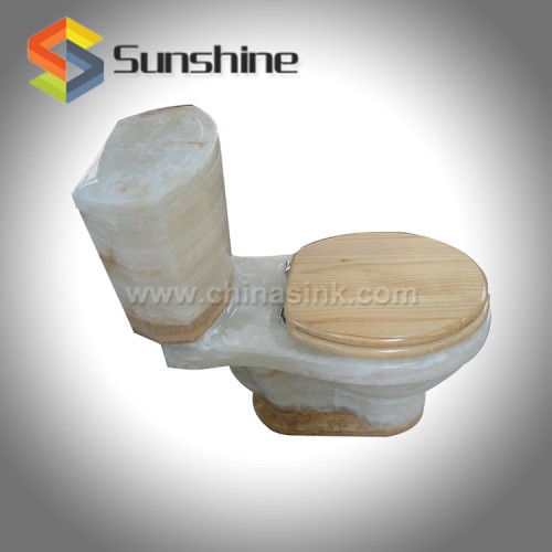 White Onyx Natural Stone Toilets
