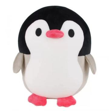 Soft pop penguin stuffed toy throw pillow