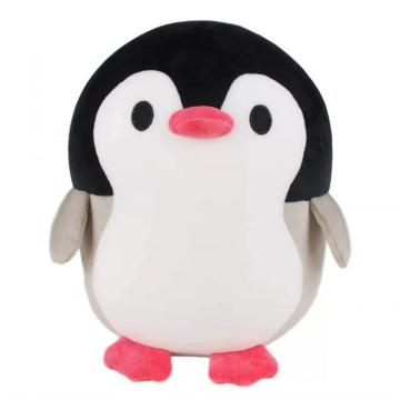 Almofado de brinquedo de pelúcia de pinguim pop suave