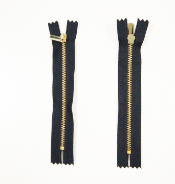 Brass No. 3 Long Zipper for Bags