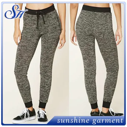 2017 new fashion sport harem pants charcoal grey