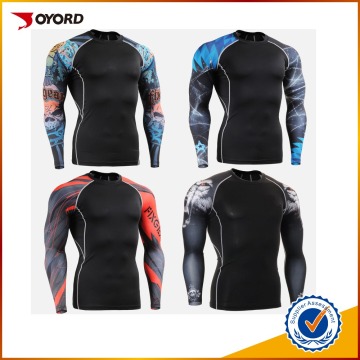 compression women mma rash guard,oem mma rashguard,custom sublimated printed mens rash guard