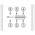 Spun series push switch