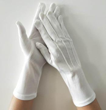 Womens Long Wristed White Gloves