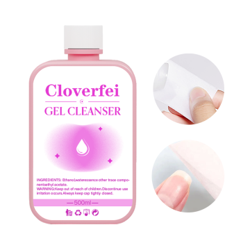 Rimozione del detergente per unghie da 500 ml rosa personalizzato - Degreaser per Nail Art