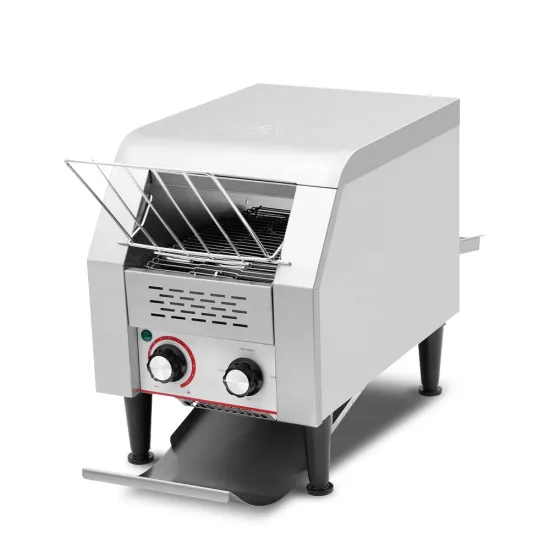 Commercial Stainless Steel 1.5kW Electric Conveyor Toaster for Kitchens