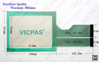 3M Touch Systems 16861 Touchscreen for AB 2711-T10C8