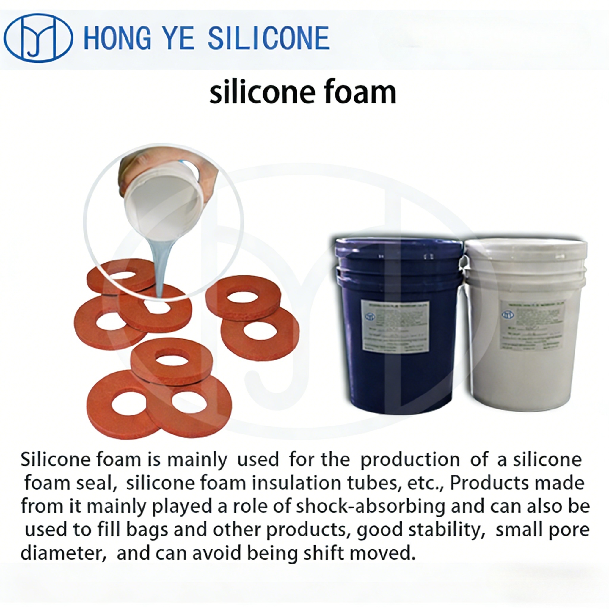 foamed silicone