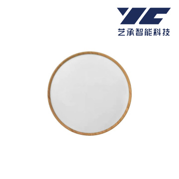 natural style circular panel ceiling lamp