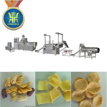 2017 Fried wheat flour food processing extruder
