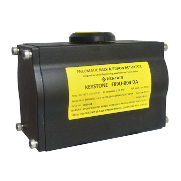 Keystone F89 Pneumatischer Aktuator für 1/4 "NPT Double Acting Aluminium: Direkte Montage zum Schmetterlingsventil, arbeitet bei 120 ~ 140psi