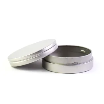 Tin Case Gloss Finish Matt Finish Embossed Debossed Round Clip/Screw Top Child Resistant Case