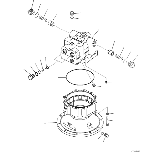 706-7k-01180 Motor Assembly FOR PC2000