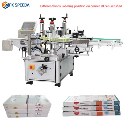FINECO Automatic Transparency Anti-Counterfeit Labeling Machine for Box Corner Application