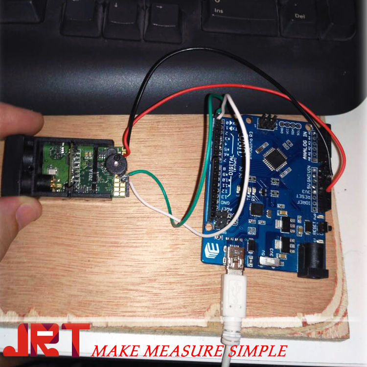 40m Seriële laserafstandsmeter Arduino