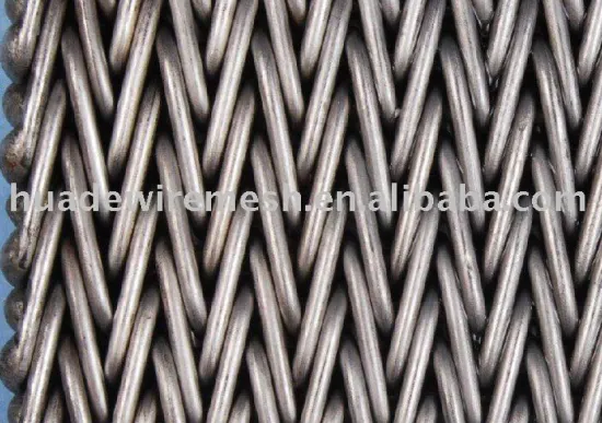 Compound Balanced Weave Belt /wire mesh belt /conveyor wire belt
