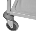 Stainless Steel 304 Two Layer Dining Trolley