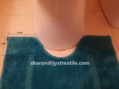 Toilet Seat Contour Mat Pedestal Mat Bath Mat