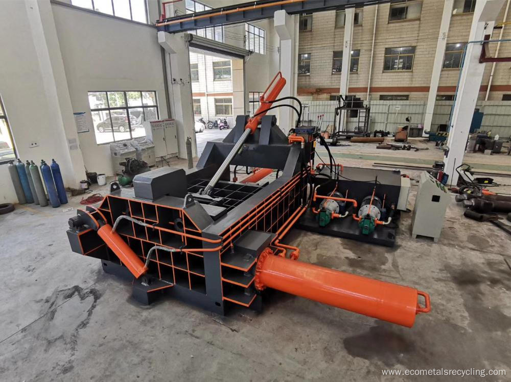 Hydraulic Steel Iron Aluminum Metal Press Baling Machine