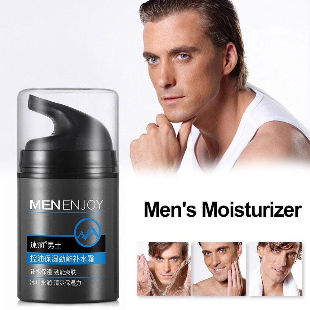 50ml Men's Oil Control Moisturizing Face Cream Brighten Skin Anti Aging Hyaluronic Acid Anti Wrinkle Serum Men Skin Care