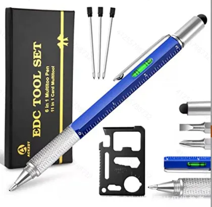 6-in-1 Pen Notebook Gift Set: Multifunctional Screwdriver Tech Pen