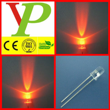 single flicker led 5mm amber