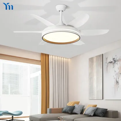 Modern LED Decorative Ceiling Fan with Light and Remote Control - Fans Home Appliances