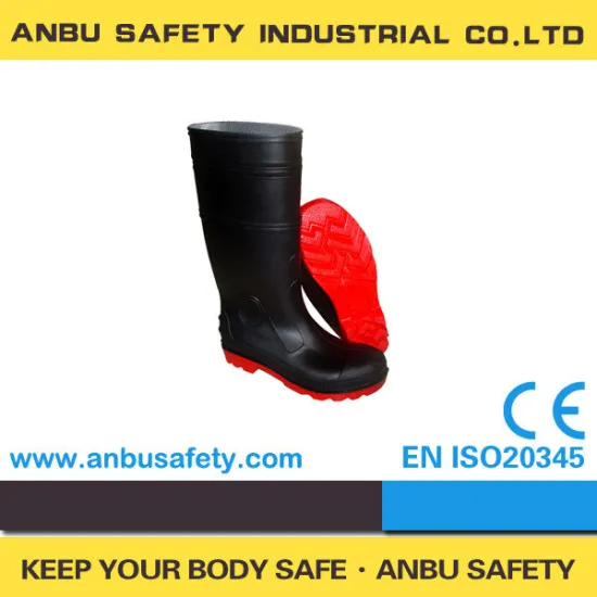 2013 newest style long leg knee protection safety toe cap CE standard water boots