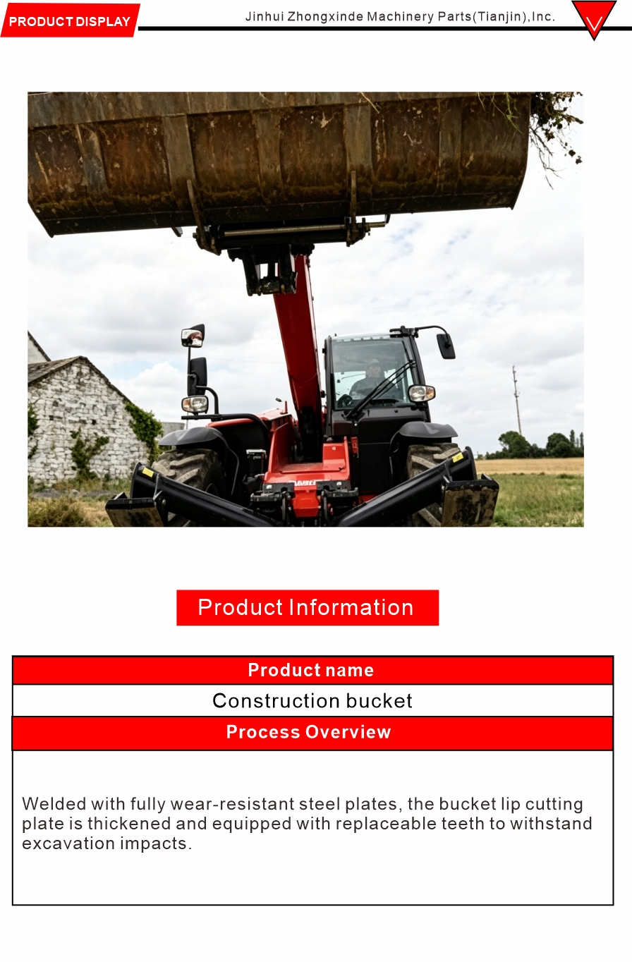 Telescopic Handler Bucket Parts