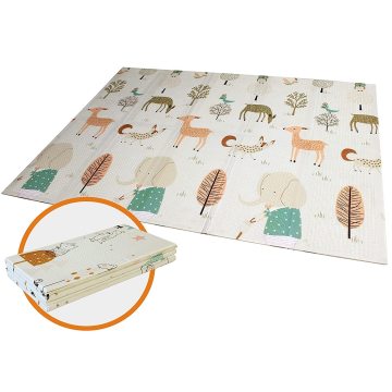 Durable Waterproof XPE Foam Folding Playmat for Babies and Kids
