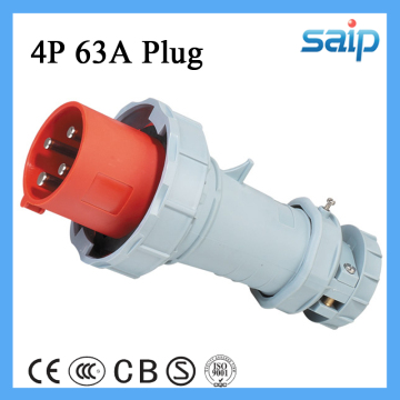 4p 63A Electric Industrial Plug and Socket
