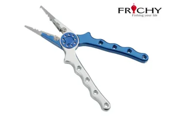 Light Weight 120g Alumunim Saltwater Fishing Pliers Spring Loaded 170mm