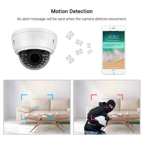 Vandal-proof OEM 5.0MP CCTV IR Dome IP Camera