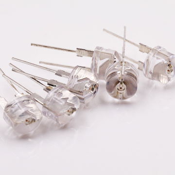 Mũ ống hút F8 Whit Light với chip LED đỏ, vàng, xanh, 8 mm, 0,5W