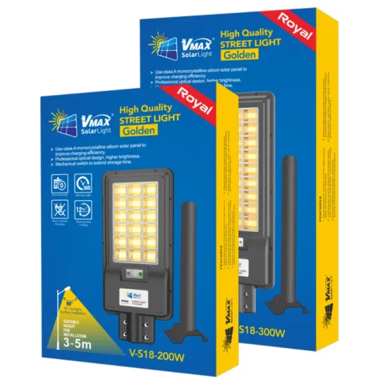 Integrated solar garden light with solar panel